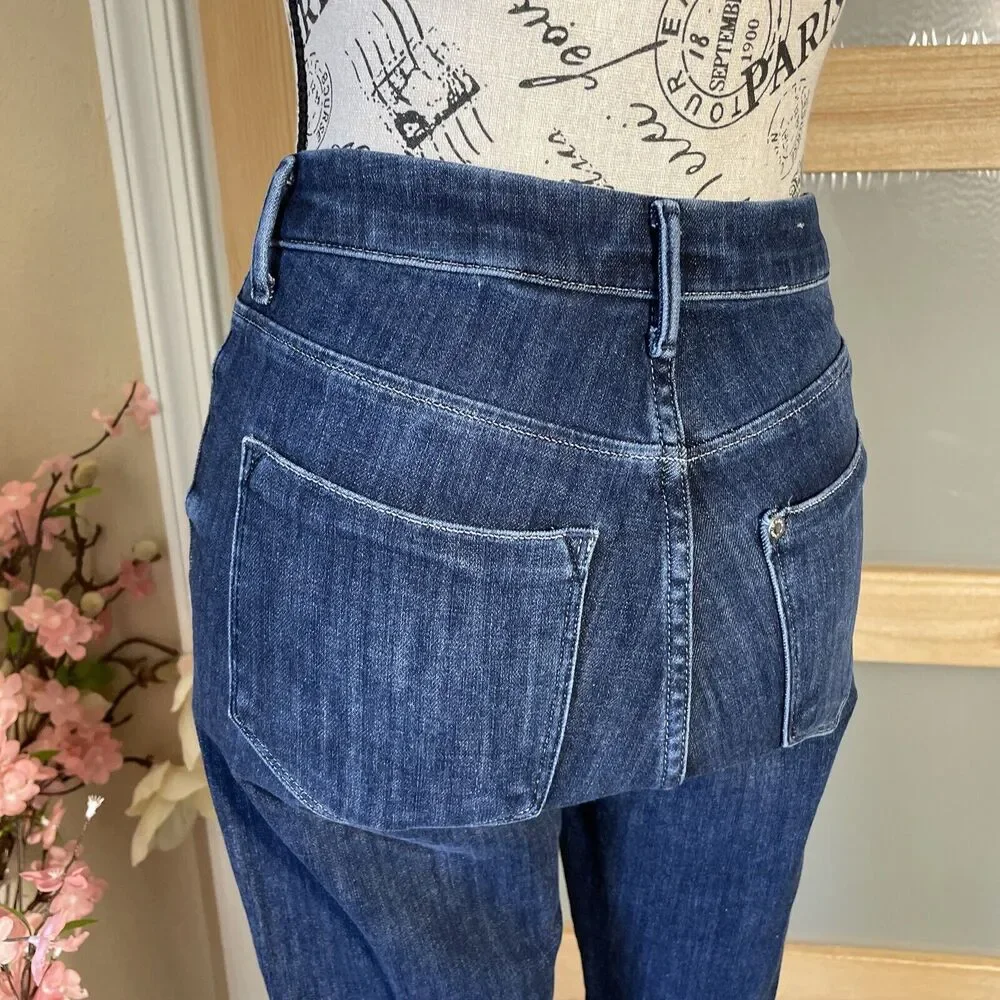 & Denim Women's 360 Stretch Jeans Skinny High Waist Size 28/32 Everyday Casual